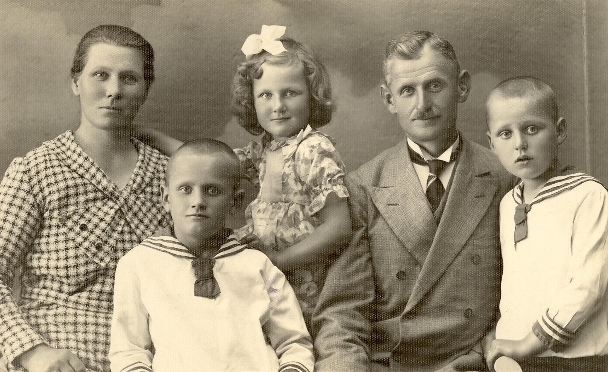Familie August Narkus ca 1937